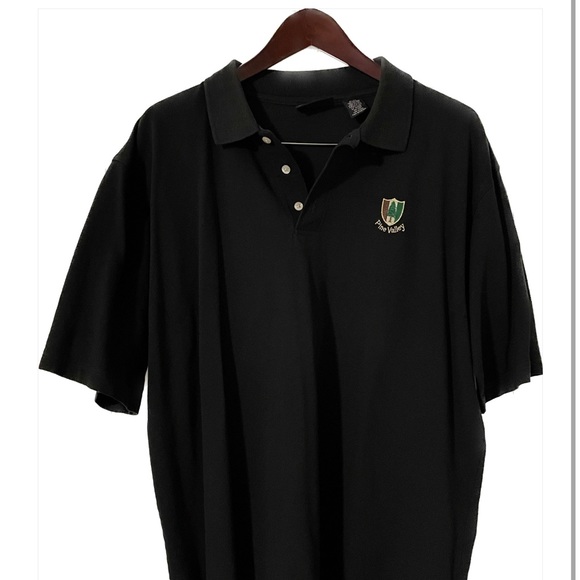 Vintage golf polo black XL pine valley - Picture 2 of 3